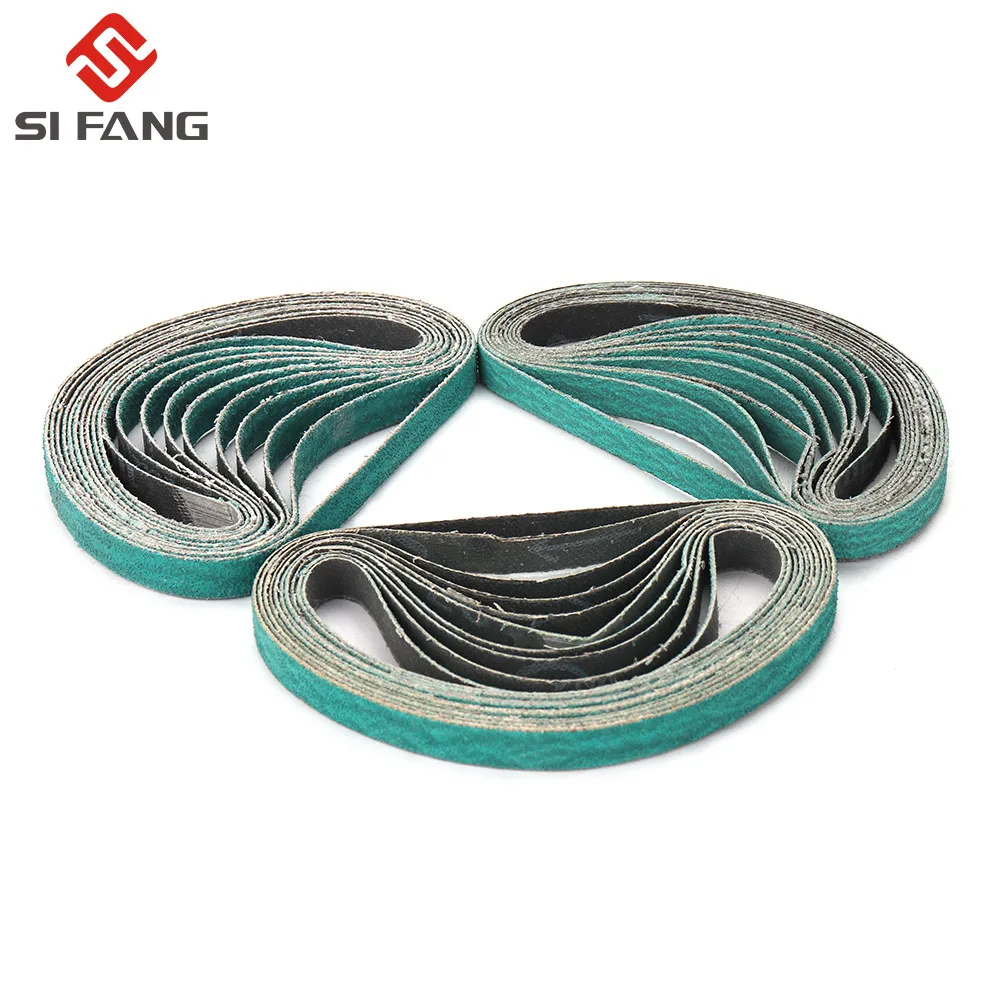 5PC Nhám Băng Chà Nhám 10*330Mm Nhám Đai Nhám Kèm Máy Xay Máy Đánh Bóng Điện Phụ Kiện Dụng Cụ Gỗ Mềm Mại kim Loại Đánh Bóng