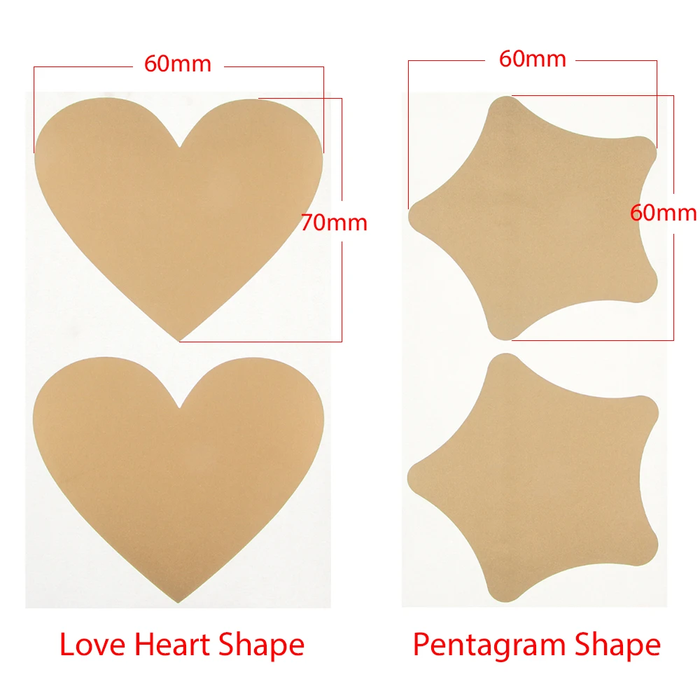 50Pcs/Set Color Multi-use Cute Love Pentagram Shape Scratch Card Sticker DIY Postcard Wedding Gift Self-adhesive Coating Sticker