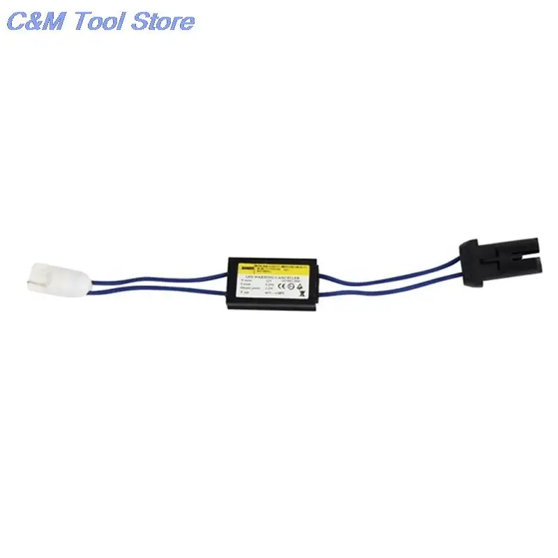 1pc T10 Canbus Cable 12V LED Warning Canceller Decoder 501 T 10 W5W 192 168 Car Lights NO Error Canbus OCB Load Resistor