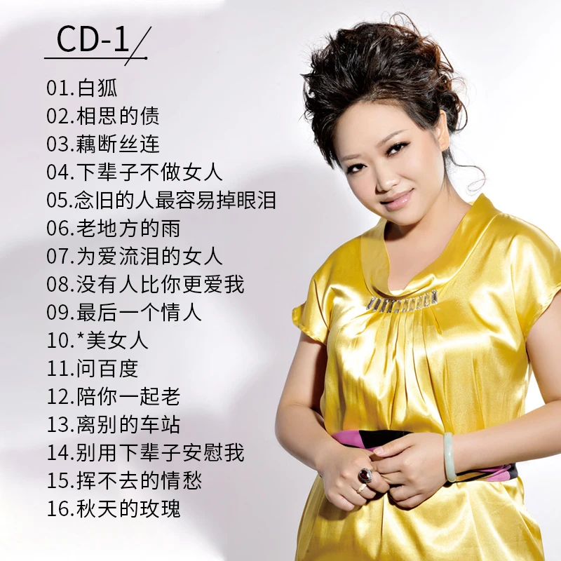 Chinese 12cm Vinyl Records LPCD Disc Chen Rui China Female Singer Pop Music Top HiFi Songs 3 CD Disc Lyrics Book Set