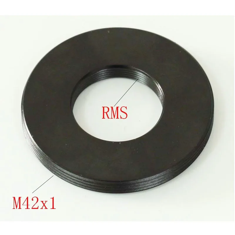 RMS Thread to M42 Adapter for microscope objective flat,Free Shipping