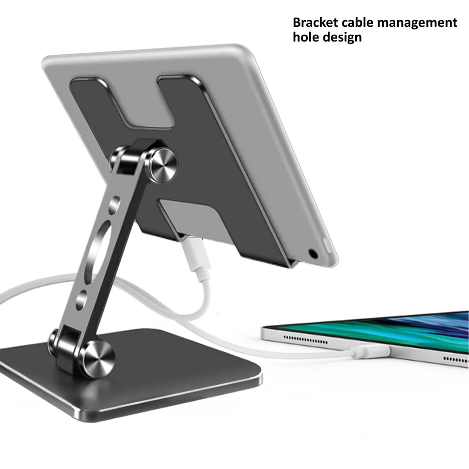 Tablet Stand Desktop Adjustable Foldable Holder Dock Cradle for iPad Pro 12.9 11 10.2 Air Mini 2020 Samsung Xiaomi Mi Pad Huawei