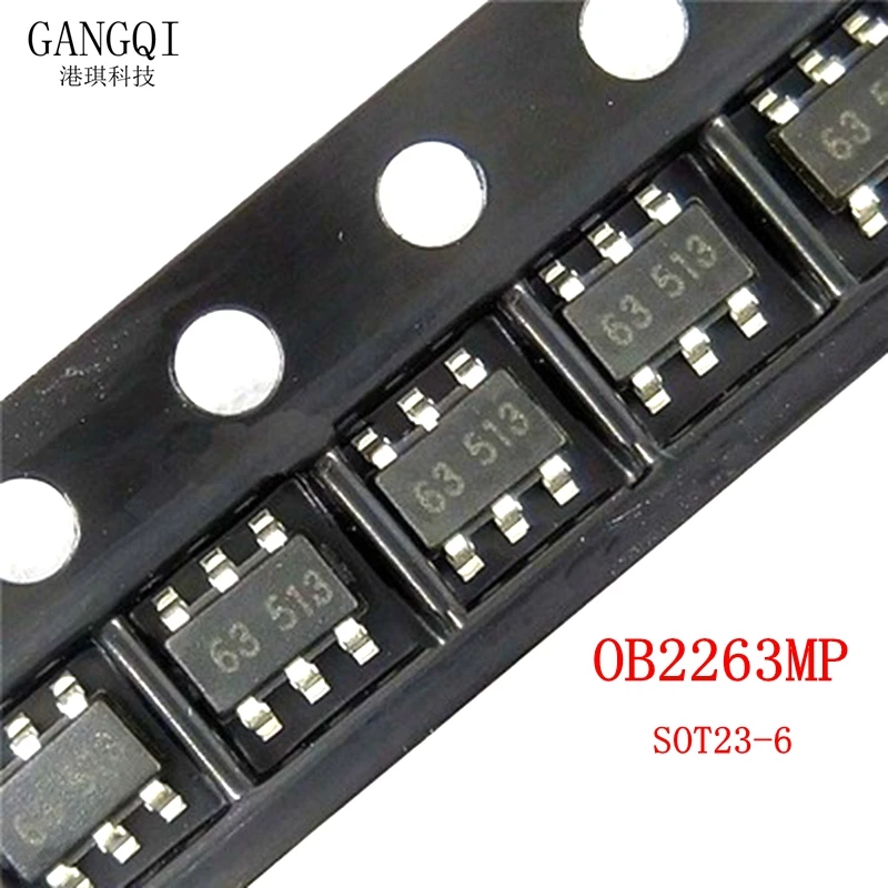 20PCS OB2263MP SOT23-6 OB2263 OB2263AMP SOT-23-6 SOT SMD Original IC Chipset