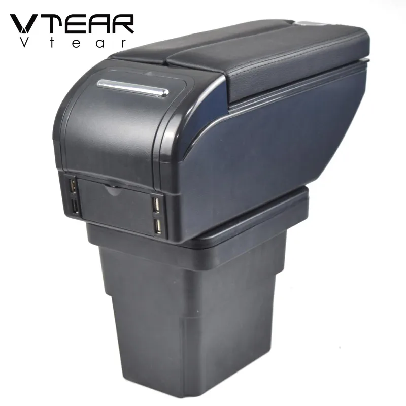 Vtear For Mitsubishi Xpander Armrest Interior Center Console Storage Box Arm Rest Car-styling Decoration Accessories Parts