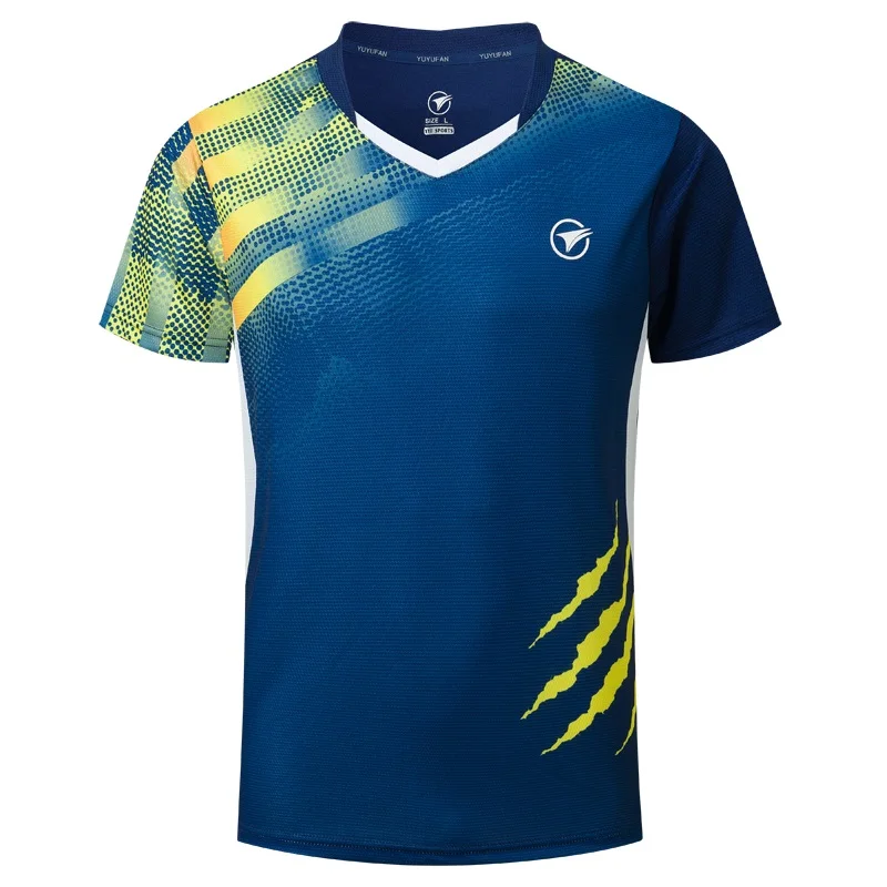 New Badminton shirts Men/Women, sport shirt Tennis shirts , table tennis t-shirt , Quick dry sports training t-shirts AB121