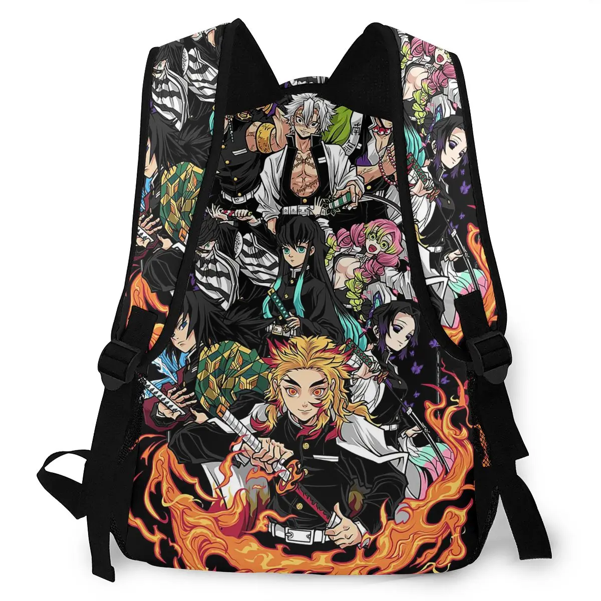 Mochila Hashira Demon Slayer para niñas y niños, mochila de viaje para adolescentes, Bolsa Escolar