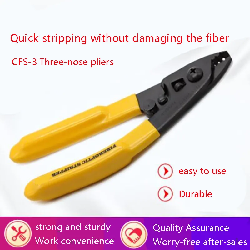 

Upgraded version of high-quality CFS-3 three-port optical fiber Miller pliers, cable stripper, stripping pliers, factory direct