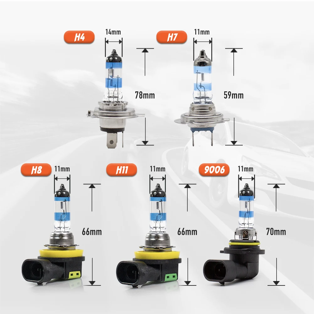 Fagis US marka Platinum Plus H7 H8 9006 Hb4 12v 55w Super jasne samochodowe lampy przeciwmgielne reflektory światła Auto żarówki halogenowe
