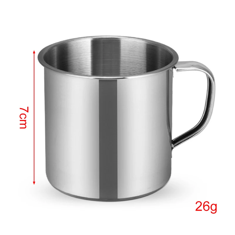 1/3/6pcs campeggio esterno escursionismo tazza da tè tazza tazza da caffè in acciaio inossidabile piccola tazza di metallo