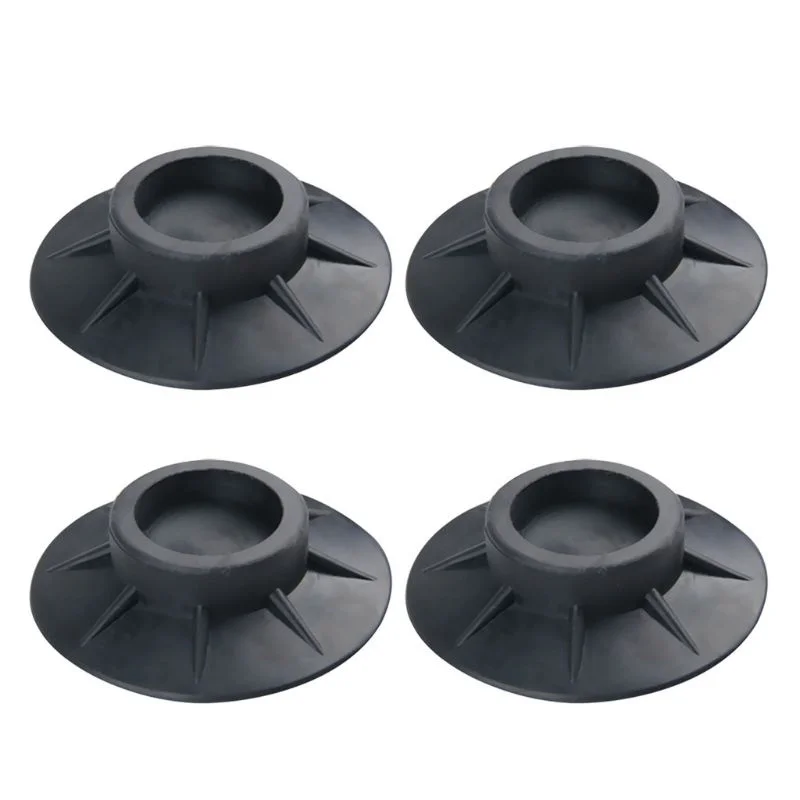 1PCS Anti Vibration Rubber Feet Pads Floor Mat Elasticity Black Protectors Furniture Washing Machine Non Slip Shock Proof Mat