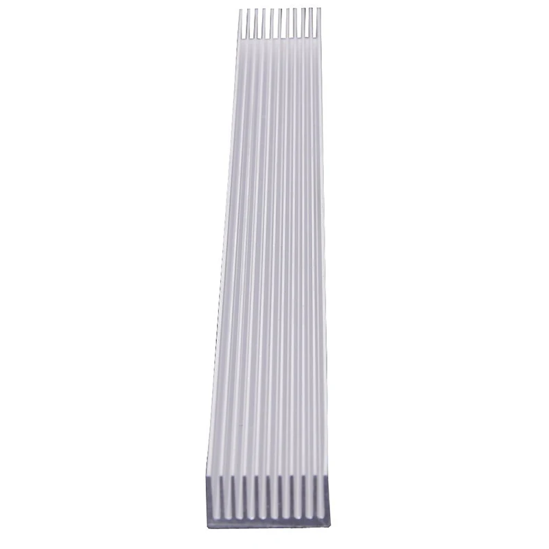 LED Heatsink Aluminum Heat Sink Radiator for 4pcs 3W 12pcs 1W LED Light,IC Electronic Chip Heat Dissipation Cooler - 300x25x12mm