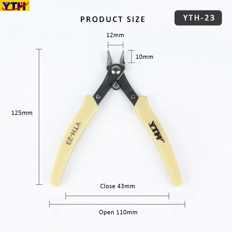 YTH-22 23 Cutting Pliers Nipper Wire Cutter Cable Cutters Multi-Function Tools Mini Electrical Wire Cable Cutter Crclip Pliers