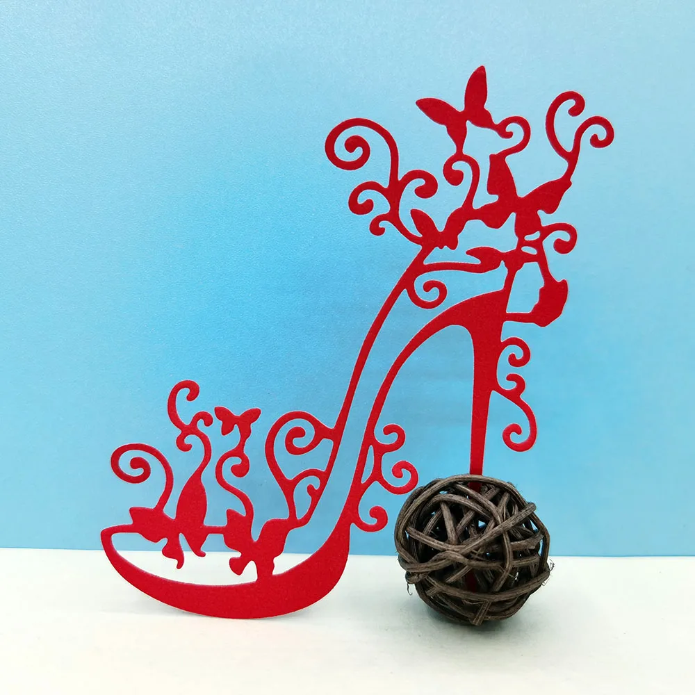 

High-Heeled Shoes Metal Cutting Dies Scrapbooking Album Templates For Card Making Dies Scrapbooking Paper Craft Mold Die Cut