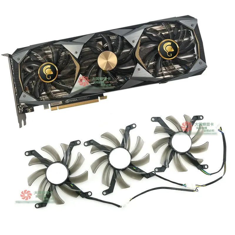 

Охлаждающий вентилятор для видеокарты ManLi PNY RTX2080 2070 GTX1080ti