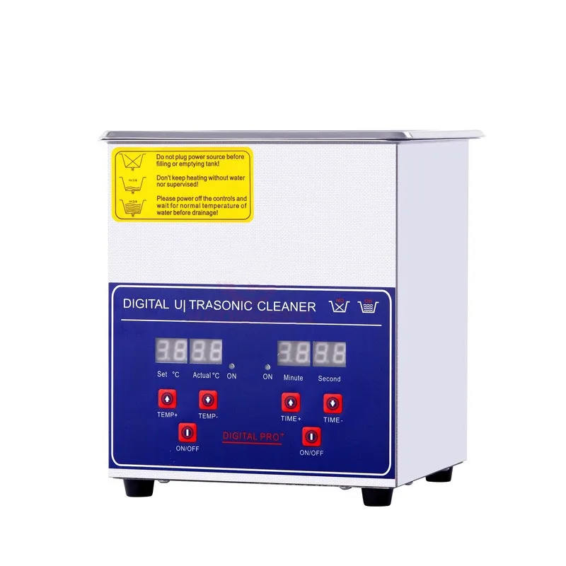 2L Small Ultrasonic Cleaning Machine Eye Environment Jewelry Watch Denture Cleaning Machine