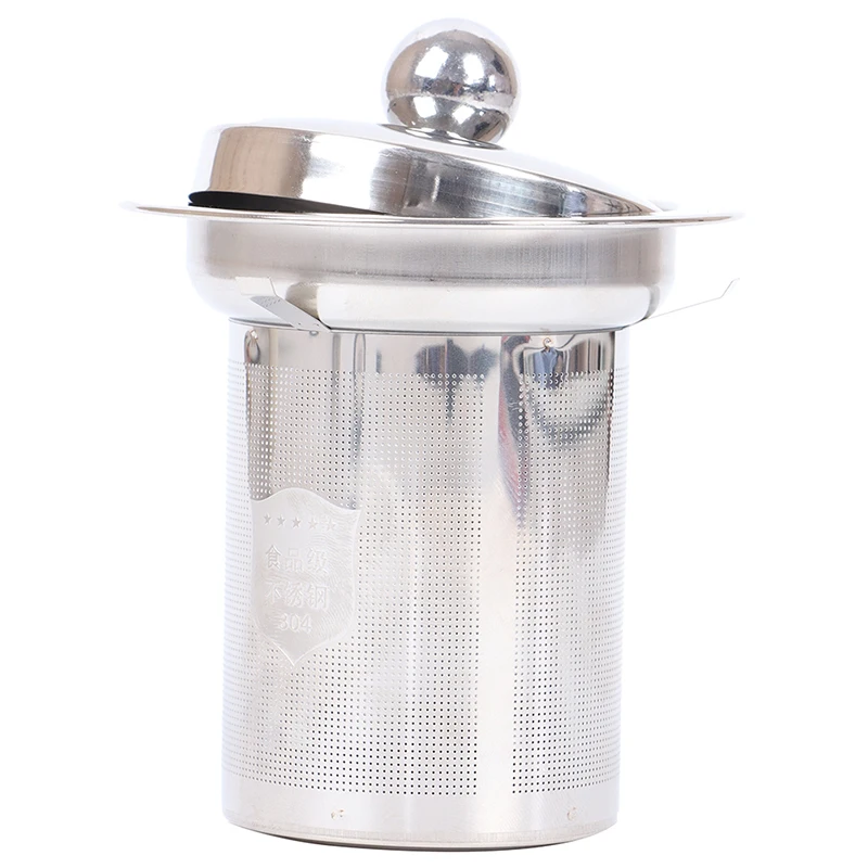 1PC Reusable Stainless Steel Tea Strainer Mesh Infuser Basket Loose Tea Leaf Infusers Herb Filter for Mug Teapot Teaware S/M/L