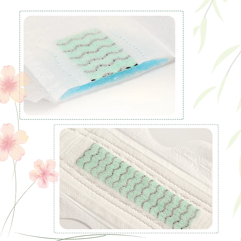 Anion sanitary towel feminine organic sanitary pads cotton panty liners negative ion sanitary napkin jiayue menstrual pads