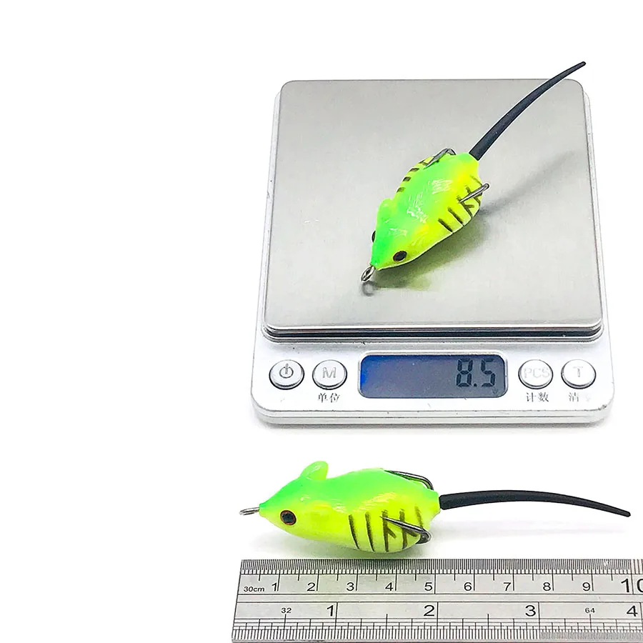 Soft Plastic Mouse Lure Baits For Fishing Lures 1PC Tube Frog Swimbait Jerkbait Wobblers Topwater Pike Artificial Carp Fake bait