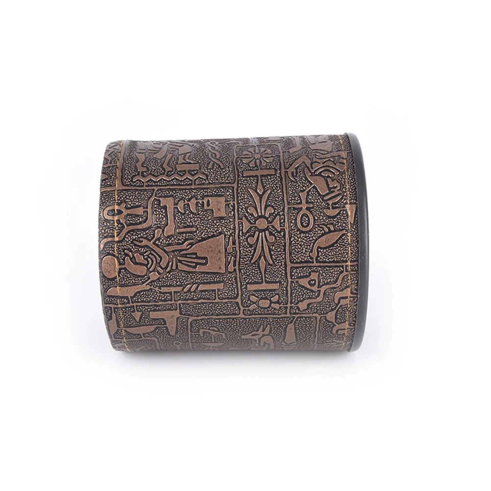 Hot Sale KTV Pub Kulit DICE Cup 9.1X8.2 Cm untuk Pesta Minum Permainan Judi Dadu KTV Bar Hiburan klub Tanpa Dadu