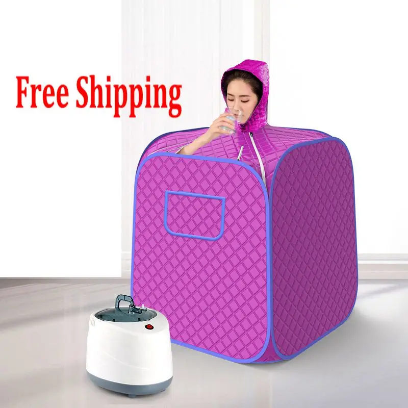 

Portable Spa Room Healthy Steam Sauna Home Full Body Slimming Folding Detox Therapy Steaming Sauna Cabin