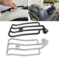 Suporte de bagagem traseiro da motocicleta para Harley Sportster, assento solo, suporte de prateleira, XL 883, 1200, 2004-2021, 2015, 2016, 2017, 2018