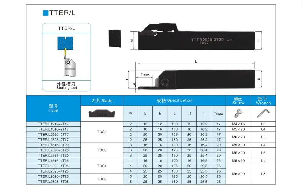 BEYOND 100% Original TTEL TTER TTER1212-2T17 TTER1616-2T17 TTER2020-2T17 TTER2525 CNC Turning Tool Holder 12MM Carbide Inserts