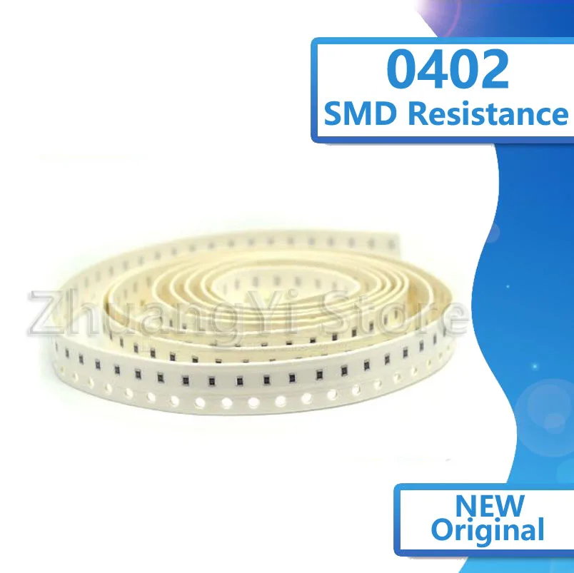 10000pcs 0402 SMD 1/16W chip resistor resistors 820K 910K 1M 1.1M 1.2M 1.3M 1.5M 1.6M 1.8M 2M 2.2M 2.4M 2.7M 3M 3.3M 3.6M