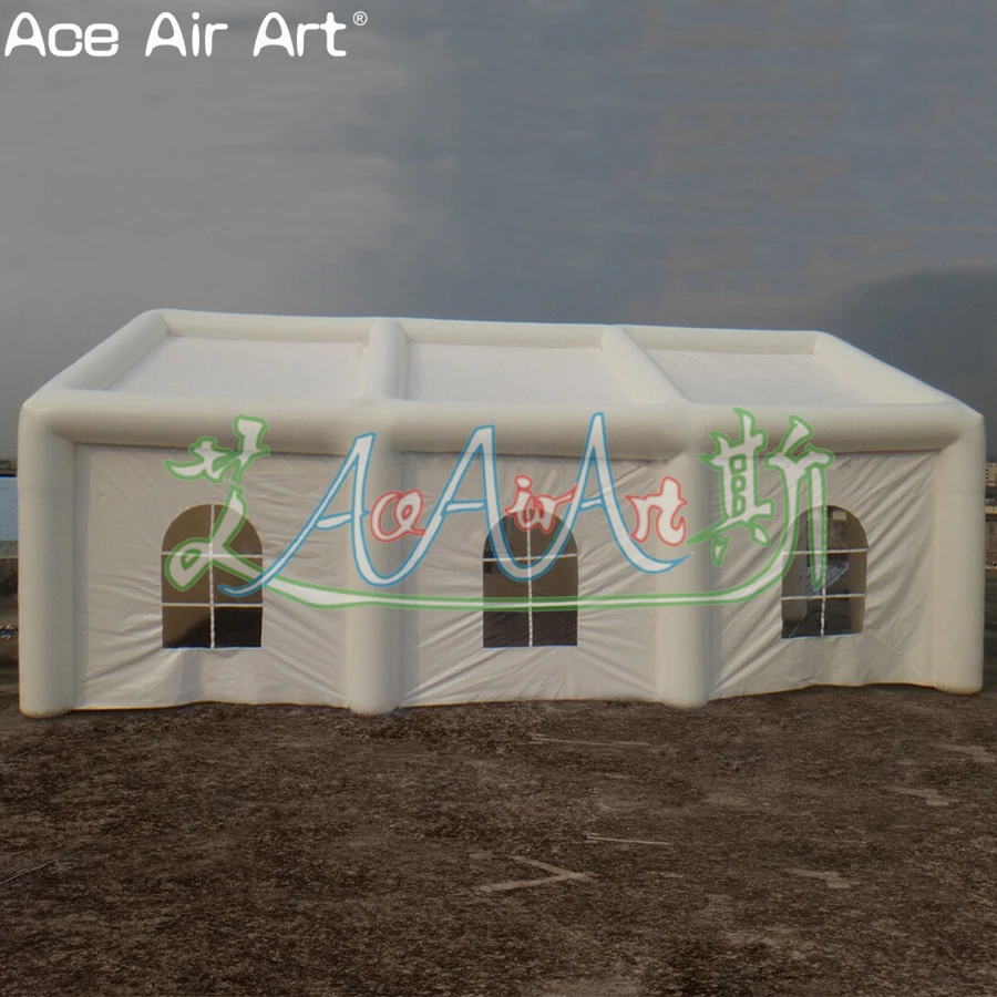 Reuse Gaint White Inflatable Wedding Tent  With Electric Air Blower For Outdoor Party/Exhibitions /Trade Show Made In China