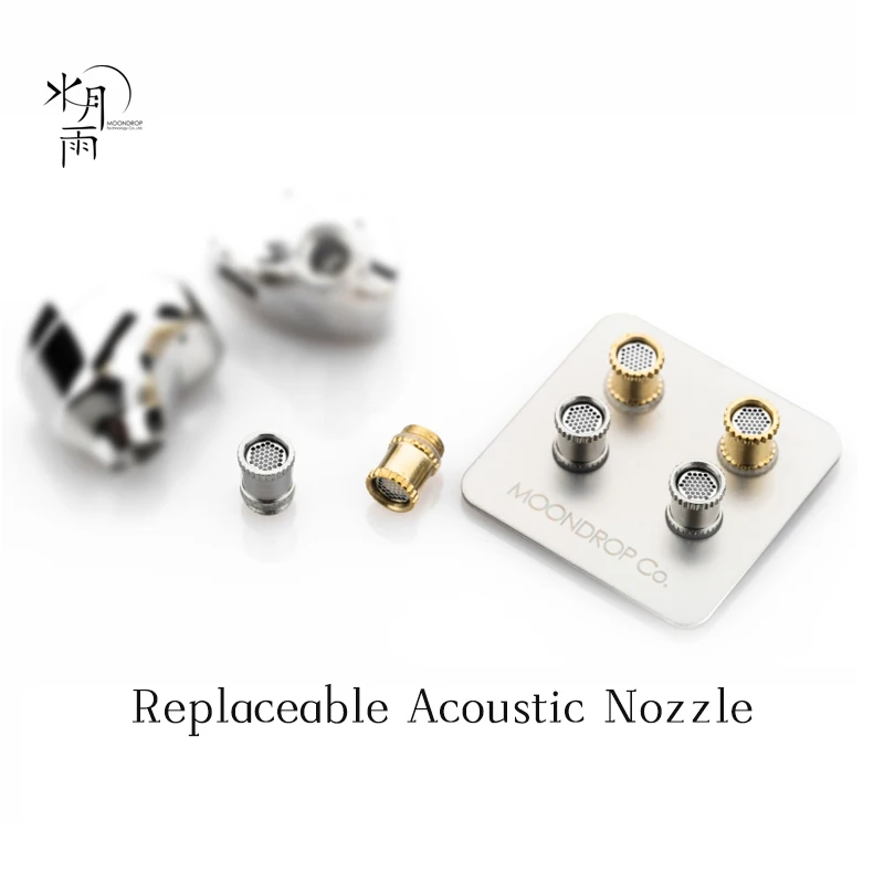 MOONDROP KATO Replaceable Acoustic Nozzle Earphone Accessories Stainless Steel & Brass