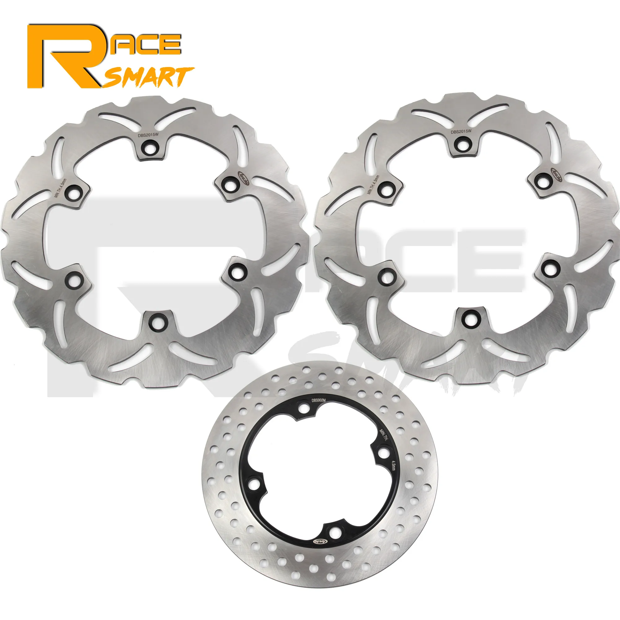 1 Set Motorcycle CNC Front & Rear Brake Disk Disc Rotors Accessories For HONDA CBR600F 1991-1994 1992 1993 CBR600 F CBR 600F New