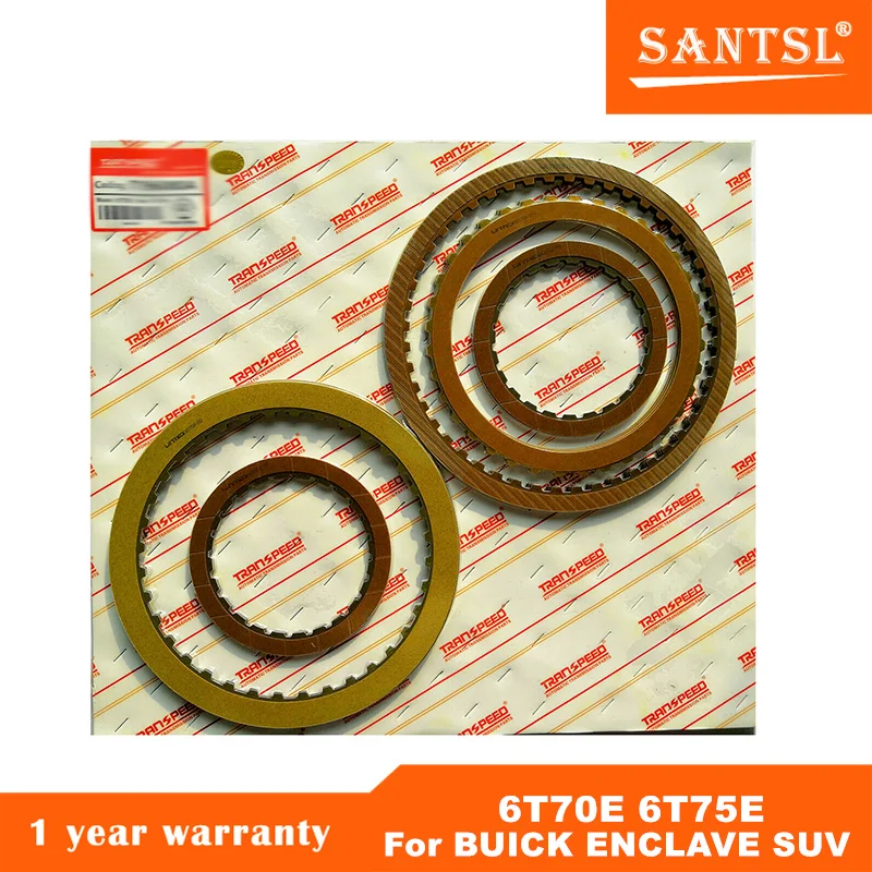 

6T70E 6T75E 6F50 Auto Transmission Parts Clutch Plates Friction Kit Fit For BUICK SATURN Car Accessories Transnation