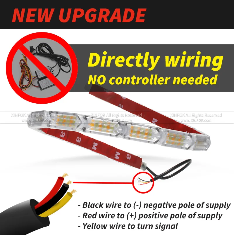 2x Double Color Car Flexible Led Strip Light Crystal Flexible Tube Light DRL Daytime Running Light Waterproof Car Styling