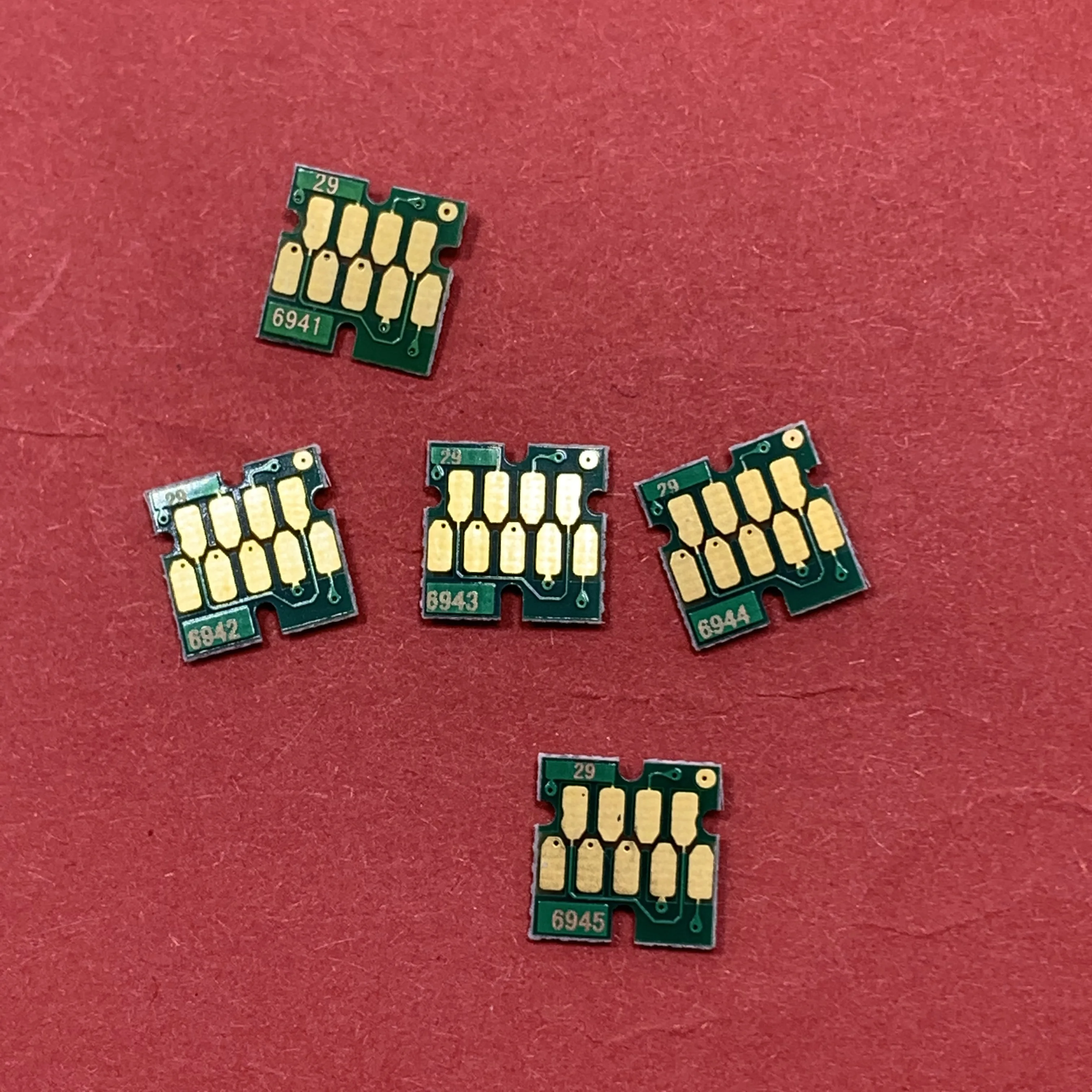 YOTAT 1set Cartridge Permanent chip T6941 T6942 T6943 T6944 T6945 for Epson SureColor T3000 T5000 T7000 T3070 T5070 T7070