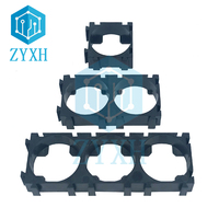10 PCS 1*1 1*2 1*3 18650 Battery Holder ABS Fire Retardant Heat Bracket Safety 18650 Storage Case Box For Power Bank DIY