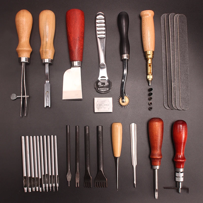 

DIY Household Handmade Sewing Accessories Slotting Punching Thinning Machine Leather Craft Accessories Leather Craft Tool Set