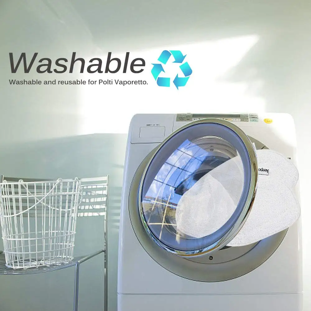 Paños de fregona lavables de limpieza para Polti Vaporetto PAEU0332