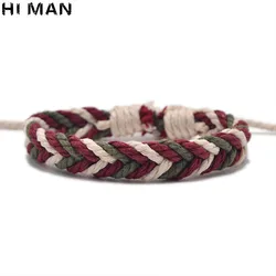 14 Style New Design Japanese Cotton Rope Bracelet Woman/Men Neutral Fashion Classic Color Survival Wristband Friendship Gift