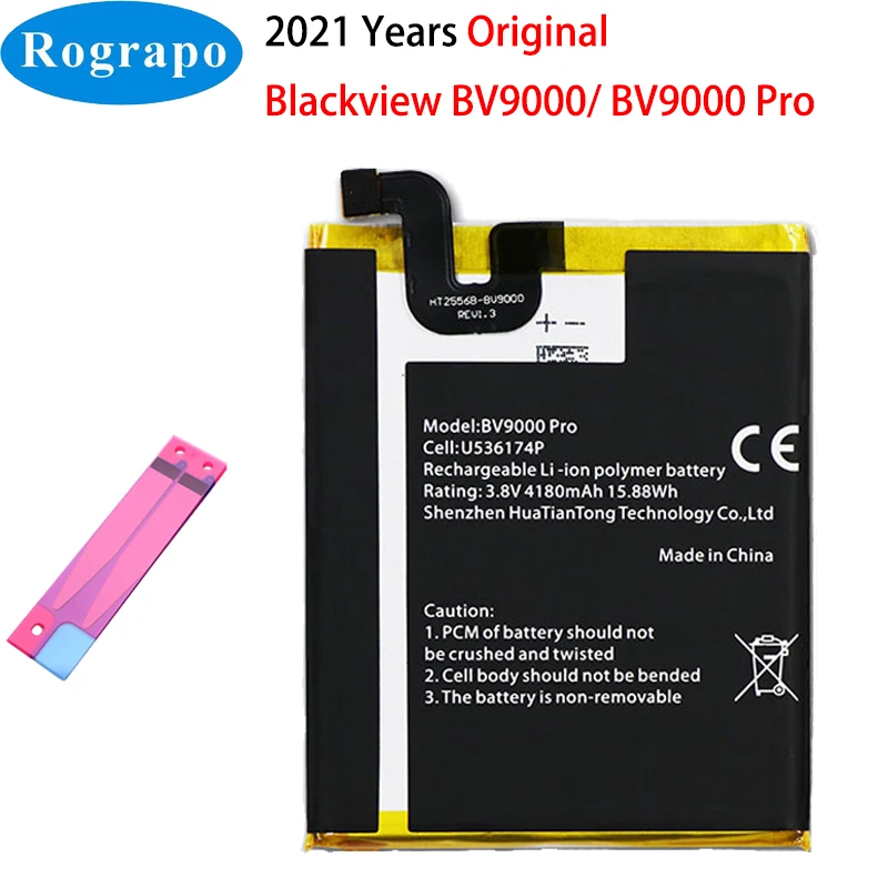 100% Original Battery For Blackview A30 A60 BV5500 BV5800 BV6000 BV6000S BV6800 BV7000 BV8000 BV9000 BV9600 BV9700 BV9800 Pro