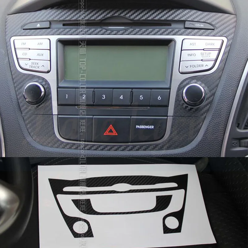 lane legend case For Hyundai IX35 in the control panel carbon fiber stickers modified special accessories car styling