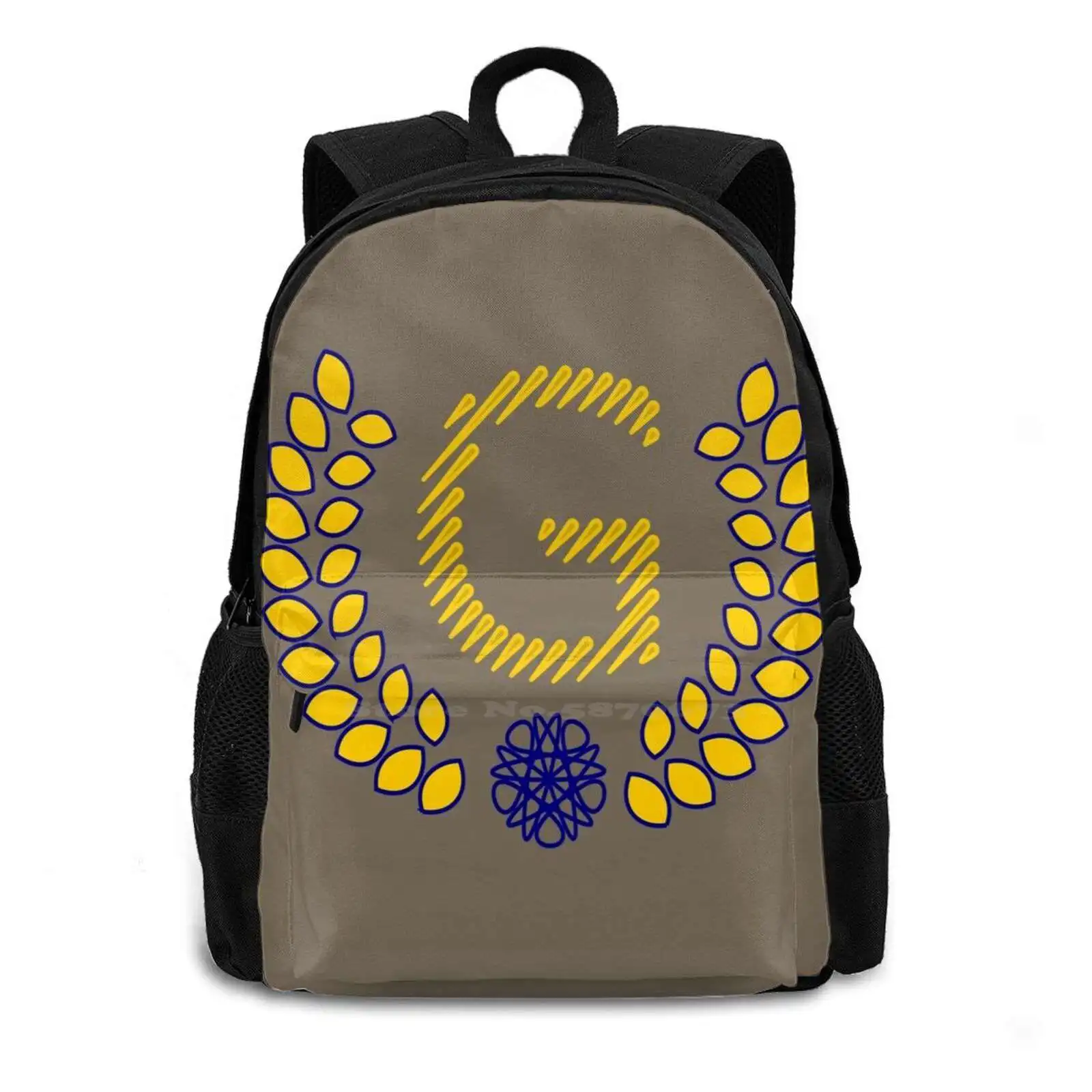 The Golden G Backpacks For School Teenagers Girls Travel Bags Rap Fashion Hiphop Black Rapper Brooklyn Cool Cool Célébrité