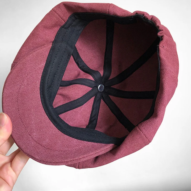 Big Head Vintage Black Artist Headwear Berets men\'s formal wear professional casual dualuse Octagonal cap Unisex male hat
