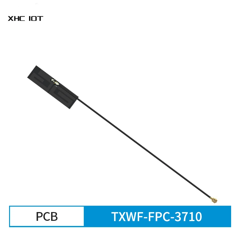 5PCs 2.4GHz 5.8GHz 2W Flexible Built-in Antenna 2dBi IPEX Interface Small Size Omnidirectional Self-Adhesive FPC TXWF-FPC-3710