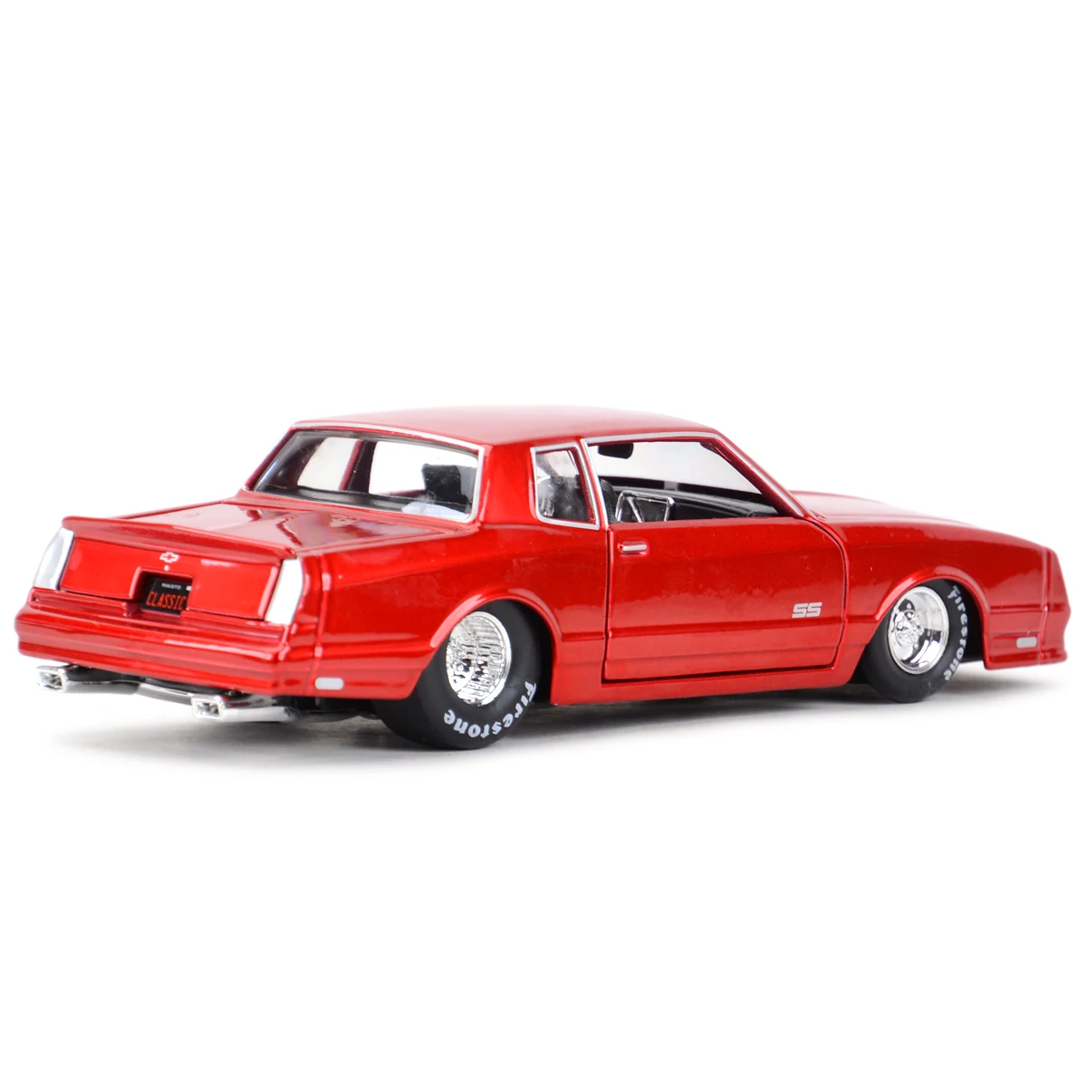 Maisto 1:24 1986 Chevrolet Monte Carlo SS statik döküm araçları koleksiyon Model spor oyuncak arabalar