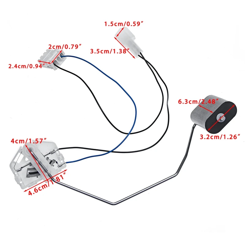 Car Fuel Tank Level Float Sensor Oil Level Sensor for Nissan Qashqai J10 X-Trail T31 4WD 25060-JE60D