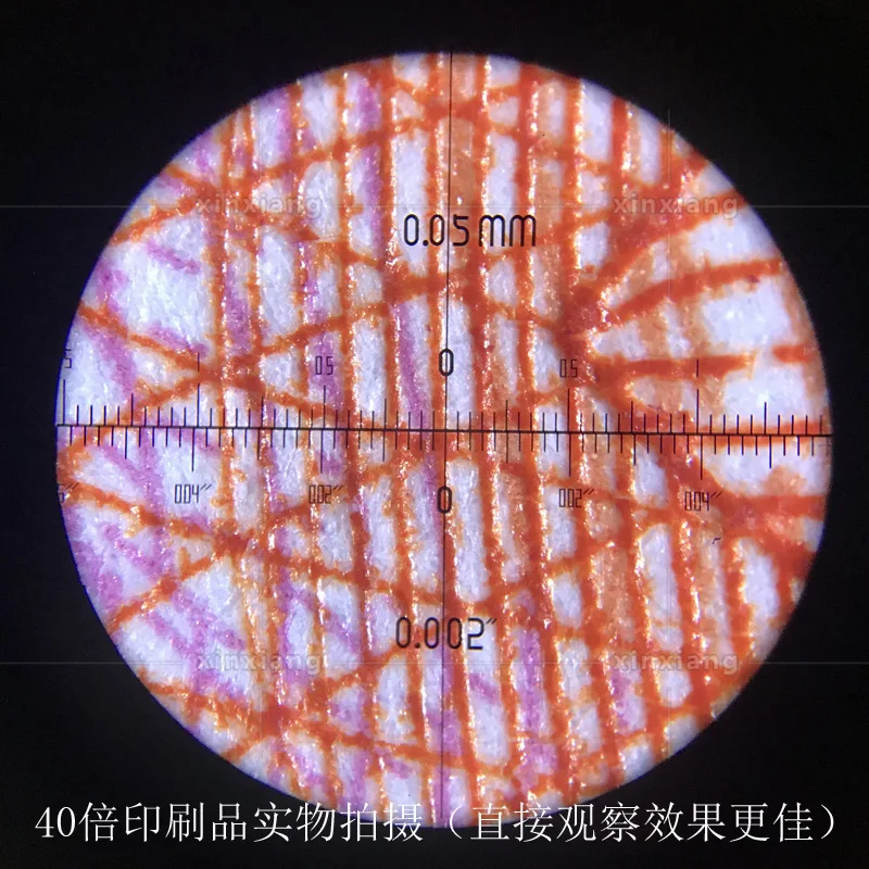40X LED iluminado Jade valla lupa joyería gema identificador lupa microscopio de bolsillo con lámpara y escala de lectura 0,05mm