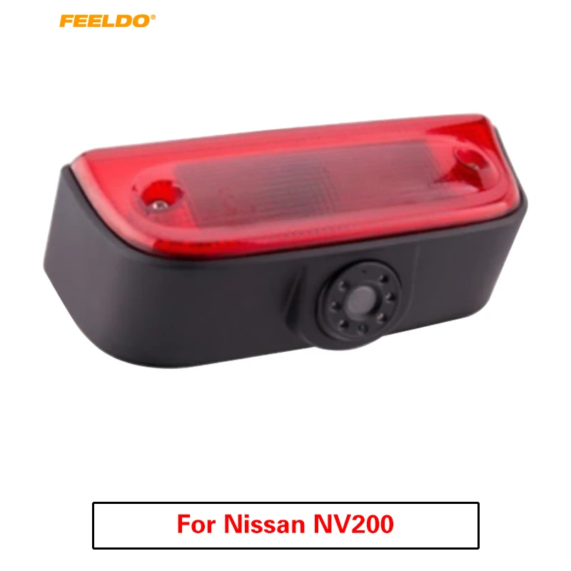 

FEELDO Car Brake Light CCD Rear View Camera With 7pcs IR light For Nissan NV200 Backup Parking Reversing Camera #FD5809