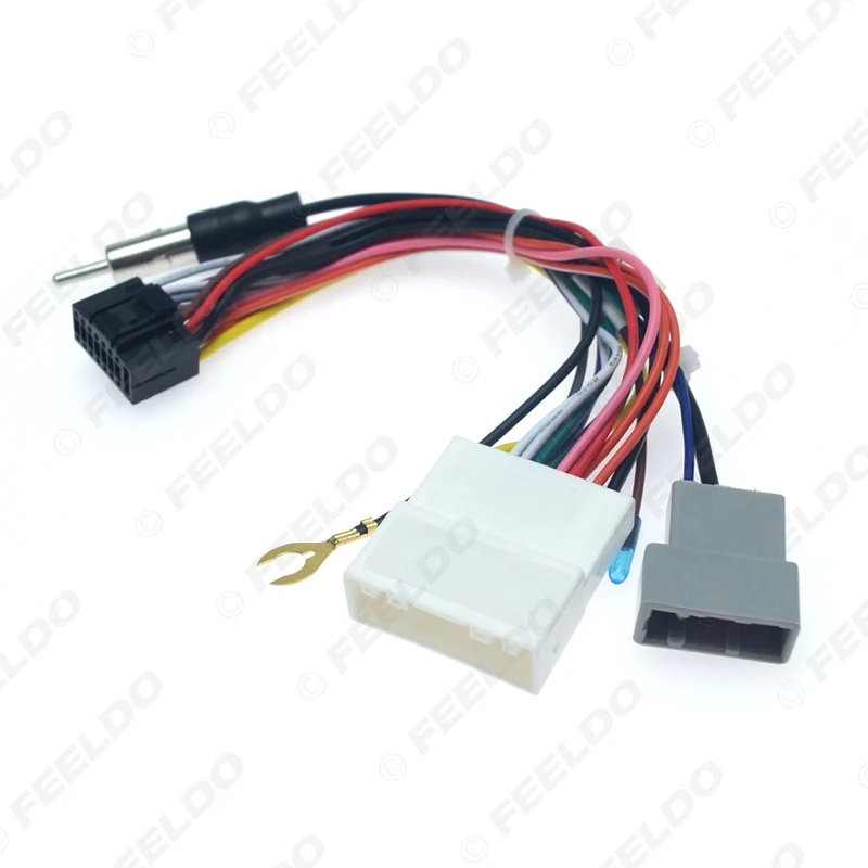 FEELDO 16P автомобильный адаптер жгута проводов головного устройства для Nissan OEM жгут проводов автомобильного радио # FD2049