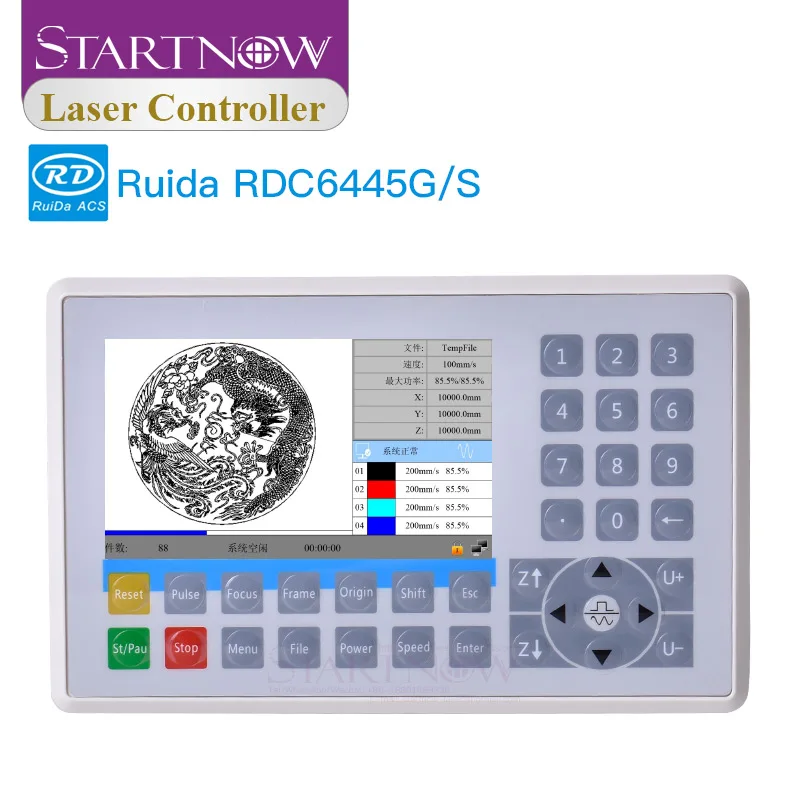 Imagem -03 - Ruida Co2 Laser Controlador Atualização Motherboard para Cnc Laser Máquina de Corte Sistema de Controle Rdc6445gt5 Rdc6445s