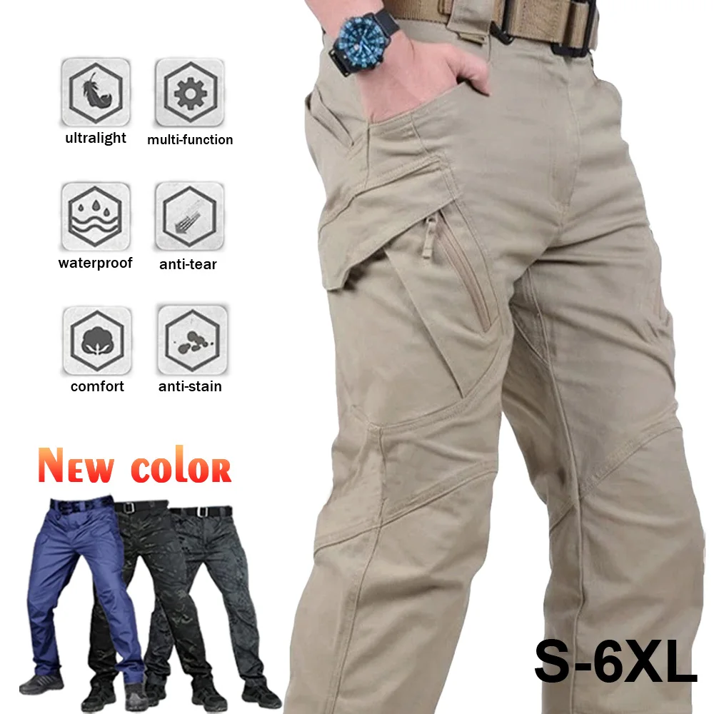 City Tactical Cargo Pants Classic Outdoor Hiking Trekking Army Tactical Joggers Pant Camouflage Military Multi Pocket Trousers