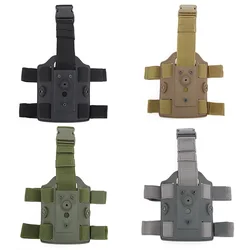 Muslera Tactical coscia fondina piattaforma IMI Gun Holster Plate coscia Drop Leg Adater per GLock 17/ Beretta M9/ HK USP/Colt 1911